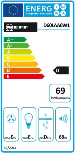 Neff D60LAA0W1 - Páraelszívó