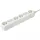 Home NV 18/WH hálózati elosztó, 1,5 m, H05VV-F 3G1,0 mm2 kábel, IP 20 kivitel, 4 védőérintkezős és 4 euro aljzat, max. 3500W, fehér