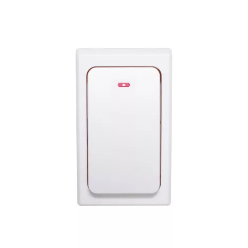 Home NVKP 01 elem nélküli távkapcsoló, csengők és hálózati kapcsolók bővítéséhez, 120 m hatótáv, víznek fokozottan ellenálló, kinetikus energia