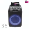 SAL PAR200 hordozható party hangfal, 50W, 2-utas, erőteljes mélyhangzás, Bluetooth, MP3, digitális kijelző, LED fényeffekt
