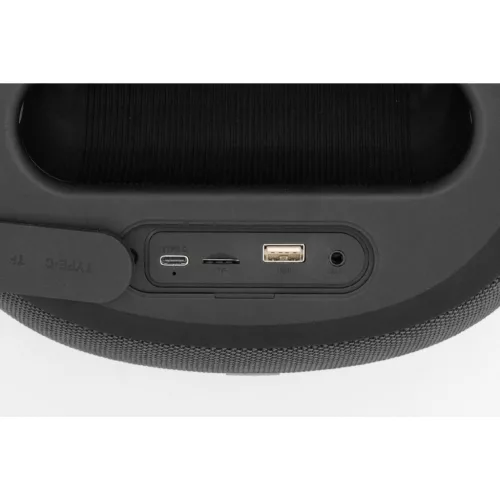 SAL PARCUBE boombox, 100 W, 2db vezeték nélküli mikrofon, 5db hangszóró, LED fényeffekt, IPX5 védelem, Bluetooth