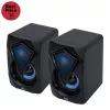 SAL PCS 230 multimédia hangszórópár, 2x3 W, RGB LED effekt, AUX, BT, USB tápkábel
