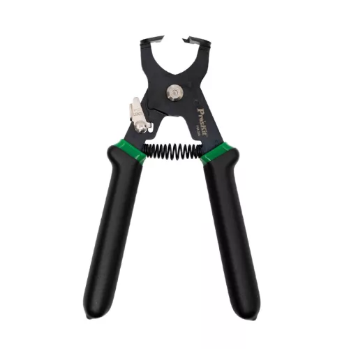 Pro'sKit PM-386 professzionális kábelkötegelő vágó és fogó, kétféle vágási módszer, ergonomikus markolat