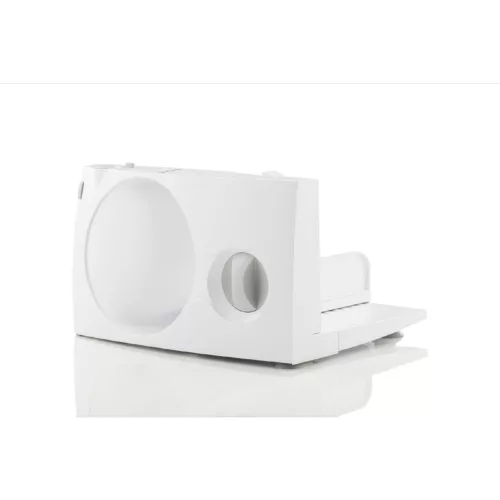 Gorenje R402W szeletelő, 100 W, 17 cm-es rozsdamentes acél penge, 0-17 mm szeletvastagság, összecsukható