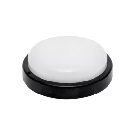   HOME RCC18LEDBK LED-es fali/mennyezeti lámpa, kör alakú, fekete, 18 W, 4000K, 1200 lumen, IP54, kül- és beltéri kivitel