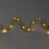 Home RLS10WW LED-es szalag mintákkal, arany színű szalag, 8 funkció, 100db melegfehér LED, 10m hosszú, 5cm széles, elemes tápellátás, beltéri kivitel