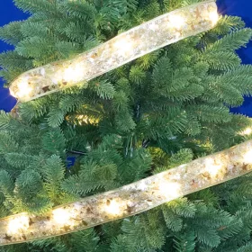   Home RLS5WW mintás LED szalag, 50 db micro LED, kül- és beléri kivitel, 5 m, ismétlődő időzítés, 8 funkció, elemes