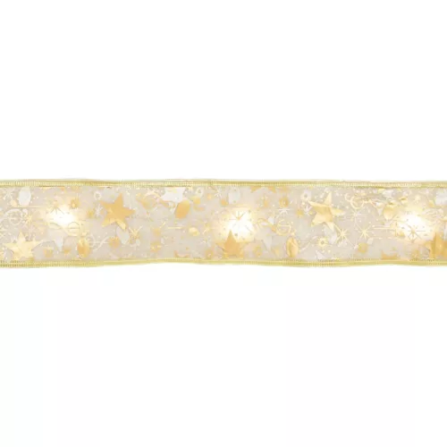 Home RLS5WW mintás LED szalag, 50 db micro LED, kül- és beléri kivitel, 5 m, ismétlődő időzítés, 8 funkció, elemes