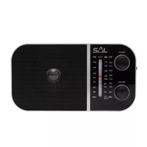 SAL RPR 8 táskarádió, AC/DC, 3 sávos AM-FM-SW rádió, AUX