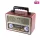 SAL RRT3 retro táskarádió, stereo multimédia lejátszó, BT, USB/microSD, AUX, 3-sávos rádió, hálózati/elemes