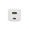 HOME SA65PPS USB hálózati szupergyors töltő, 65Watt, 2in1: USB-A + USB-C aljzat, QC + PD + PPS gyorstöltés, GaN technológia
