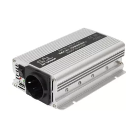   SAL SAI 1000USB feszültségátalakító, 500 W, inverter, 500 mA USB töltő, gyermekzár