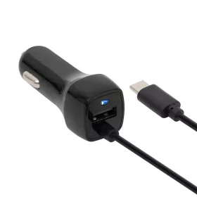   SAL SAU 24C autós USB töltő 2in1, 2 készülék, USB, USB-C, 2,4 A összesen