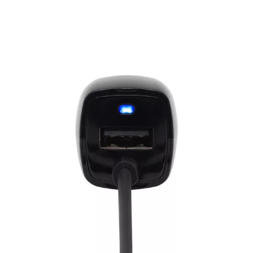 SAL SAU 24MU autós USB töltő 2in1, 2 készülék, USB, microUSB, 2,4 A összesen