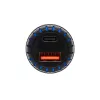 SAL SAU34AC autós USB töltő, 2in1, USB-A, USB-C, gyorstöltő, dupla töltő
