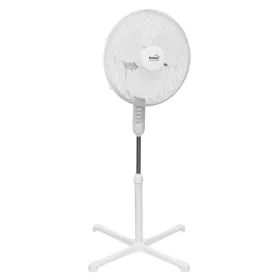   HOME SF42WH álló ventilátor, 45 W teljesítmény, 3 fokozat, oszcillálás, 40 cm-es lapátátmérő, fehér színű