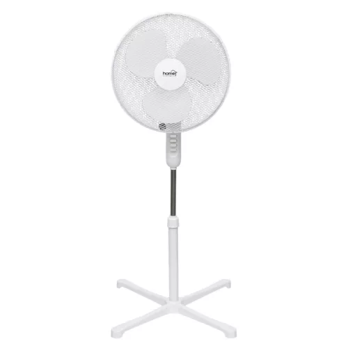 HOME SF42WH álló ventilátor, 45 W teljesítmény, 3 fokozat, oszcillálás, 40 cm-es lapátátmérő, fehér színű