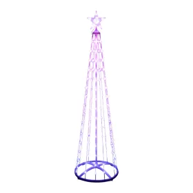   Home SMF180 smart RGB műfenyő, 180 cm magas, 190 db RGB micro LED, távirányítható, kül- és beltéri kivitel