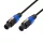 SAL SPEAKON15 hangfalkábel, Speakon dugó / Speakon dugó, 15 méter, 7.2mm, 2x1.5mm2, réz kábel