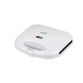   HAUSER ST-618 szendvicssütő, max. 800 W, 2 szeletes, tapadásmentes bevonat, hidegfalú burkolat, fehér színű