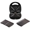 HAUSER STI-622 multifunkciós sütő, max. 760 W, 3 az 1-ben, tapadásmentes bevonat, inox burkolat