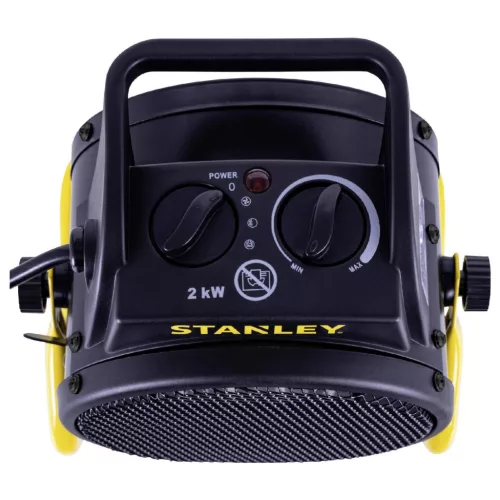 STANLEY SXJH002000E PTC fűtőtest, 2000 W, 2 fokozat, fém ház, termosztát, túlmelegedés elleni védelem