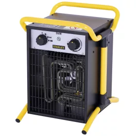   STANLEY SXJH205000E ipari fűtőtest, max. 5000 W, 2 fokozat, termosztát, IPX4, fém ház