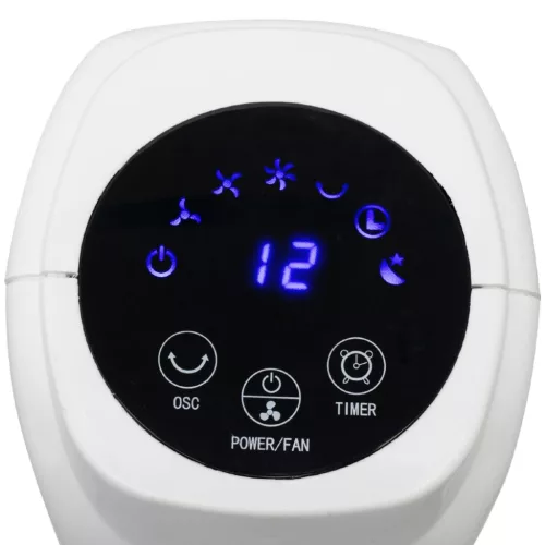 Home TWFR78 oszlopventilátor, 45 W, 3 sebességfokozat, távirányító, kikapcsolás időzítés, oszcillálás