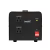 HOME VTF1000VA feszültségátalakító, max.1000VA, 230V/110V transzformátor, dupla 110V kimeneti aljzat két készülékhez, hordozható