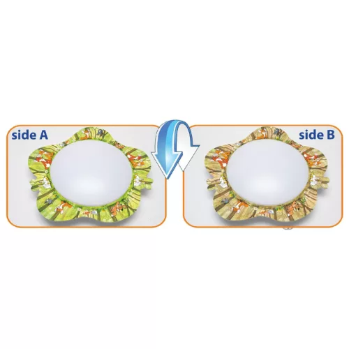 Home Kids VUK ML01 mennyezeti ufólámpa, Vuk, 2 oldalú, E14, max. 13 W