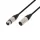 SAL XLR10 audio kábel, XLR dugó / XLR aljzat, 10 méter, 6mm, fém, réz vezeték