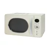 Zilan ZLN1245 retró mikrohullámú sütő, 700 W, 20 liter, 6 fokozat, LED kijelző, gyerekzár, elektronikus vezérlő, bézs
