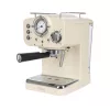 Zilan ZLN2992 retró eszpresszó kávéfőző, 1100 W, 15 bar, 1,25 liter kapacitás, tejhabosító, bézs