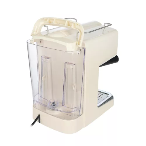 Zilan ZLN2992 retró eszpresszó kávéfőző, 1100 W, 15 bar, 1,25 liter kapacitás, tejhabosító, bézs