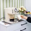Zilan ZLN2992 retró eszpresszó kávéfőző, 1100 W, 15 bar, 1,25 liter kapacitás, tejhabosító, bézs