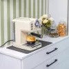 Zilan ZLN2992 retró eszpresszó kávéfőző, 1100 W, 15 bar, 1,25 liter kapacitás, tejhabosító, bézs