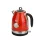 Zilan ZLN7033 retró vízforraló, 2200 W, 1,7 liter, hőmérsékletkijelzés, 360°-ban forgatható, piros